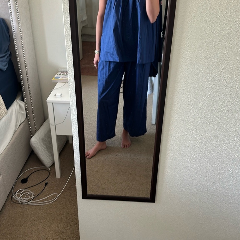 Free People Dark Blue Corfu Tube Matching Set